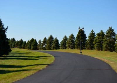 private road leading to The Aviary Recovery Center