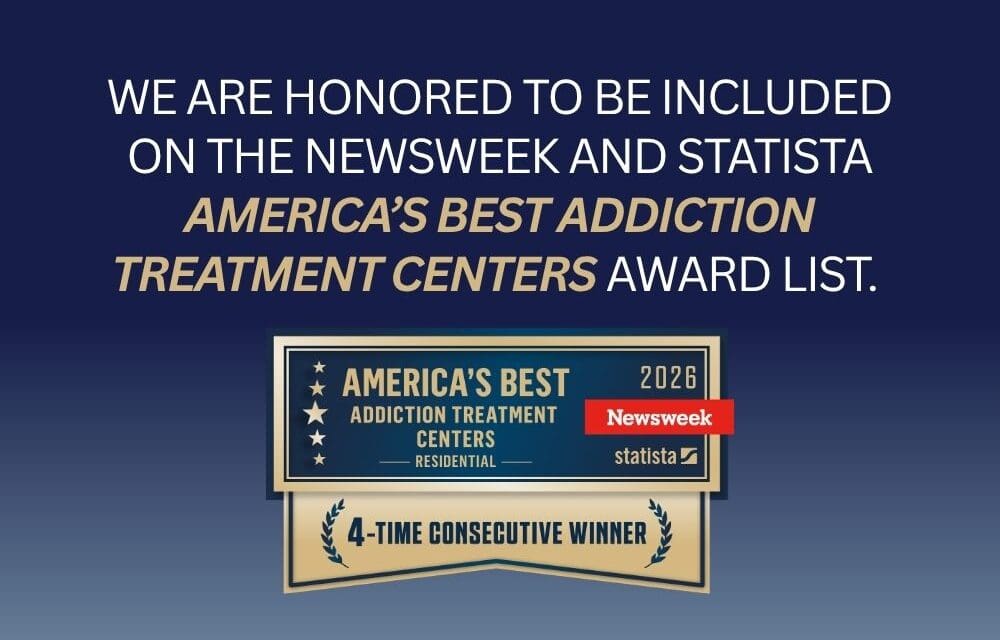 Aviary Recovery Center Recognized for Fourth Consecutive Year on Newsweek’s America’s Best Addiction Treatment Centers 2026