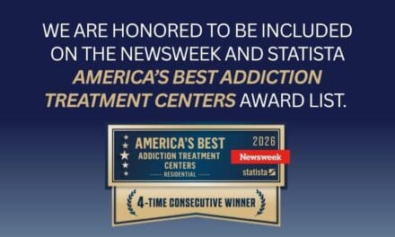 Aviary Recovery Center Recognized for Fourth Consecutive Year on Newsweek’s America’s Best Addiction Treatment Centers 2026